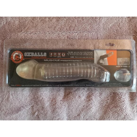 Oxballs "Muscle" Cocksheath in clear - Picture 2 of 2